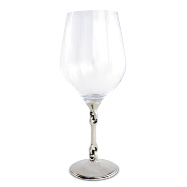 Vagabond House Serveware Vagabond House Equestrian Bit Wine Glass