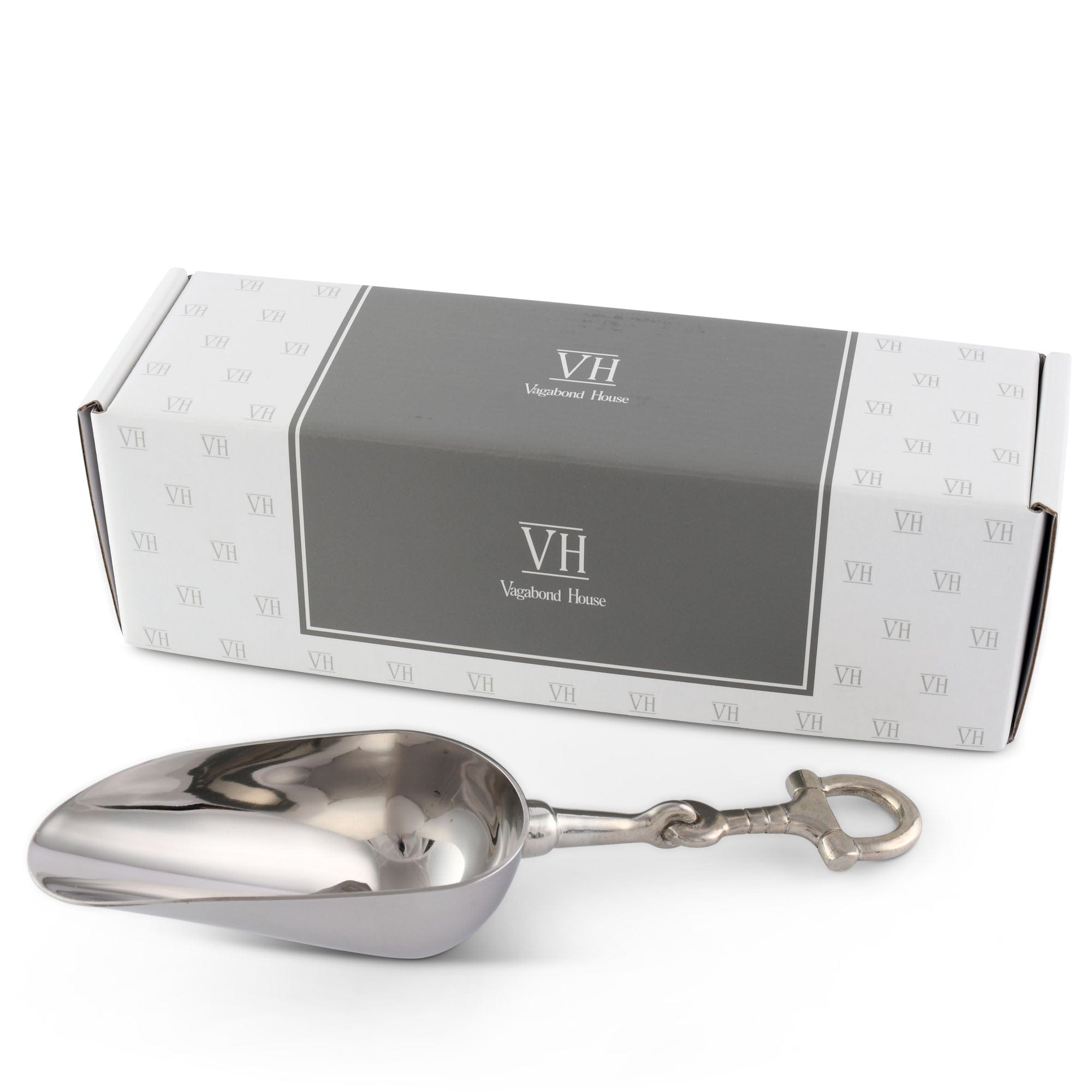 Vagabond House Serveware Vagabond House Equestrian Horse Bit Pewter Handle Ice Scoop