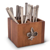 Vagabond House Serveware Vagabond House Fleur De Lis Flatware Caddy