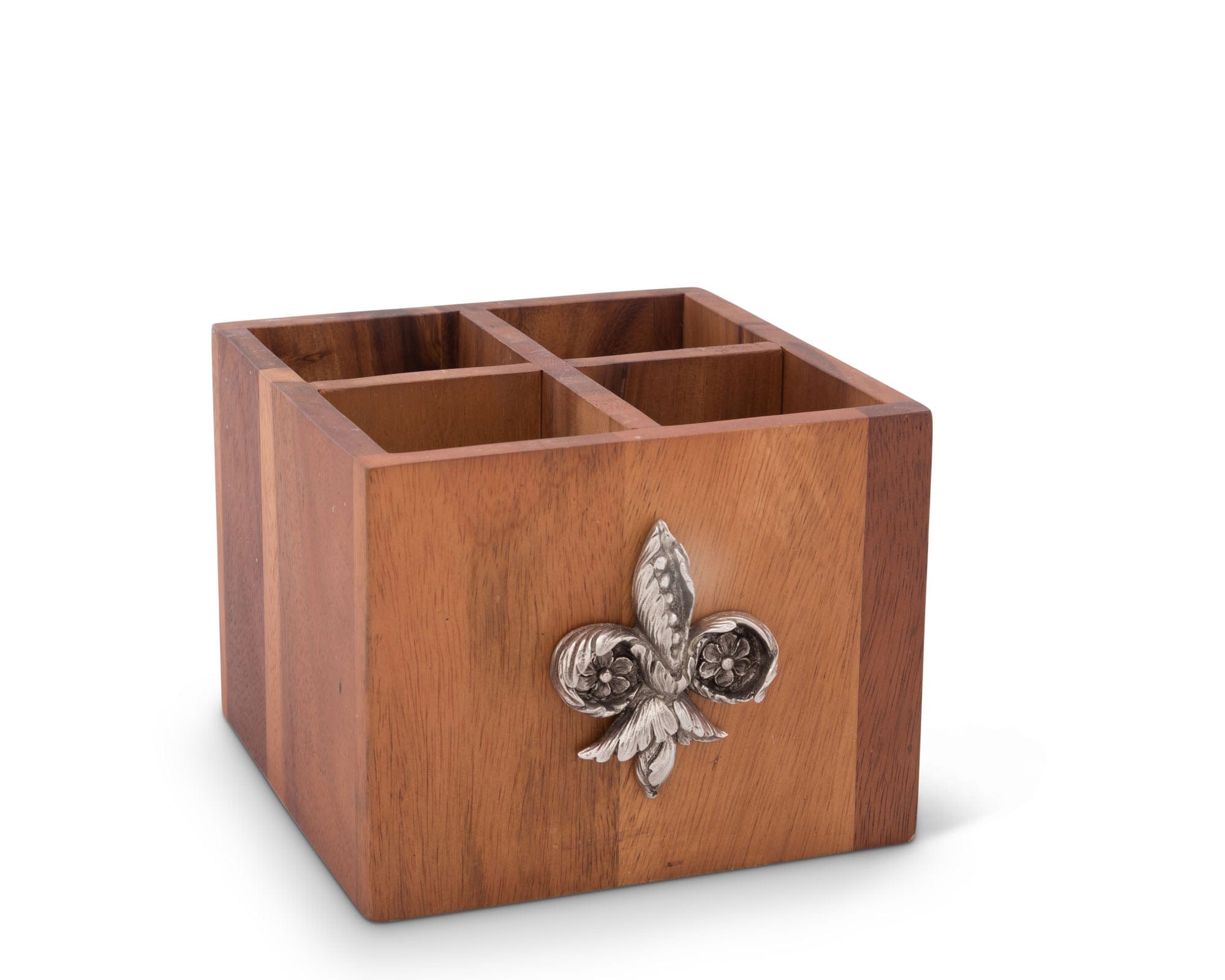 Vagabond House Serveware Vagabond House Fleur De Lis Flatware Caddy