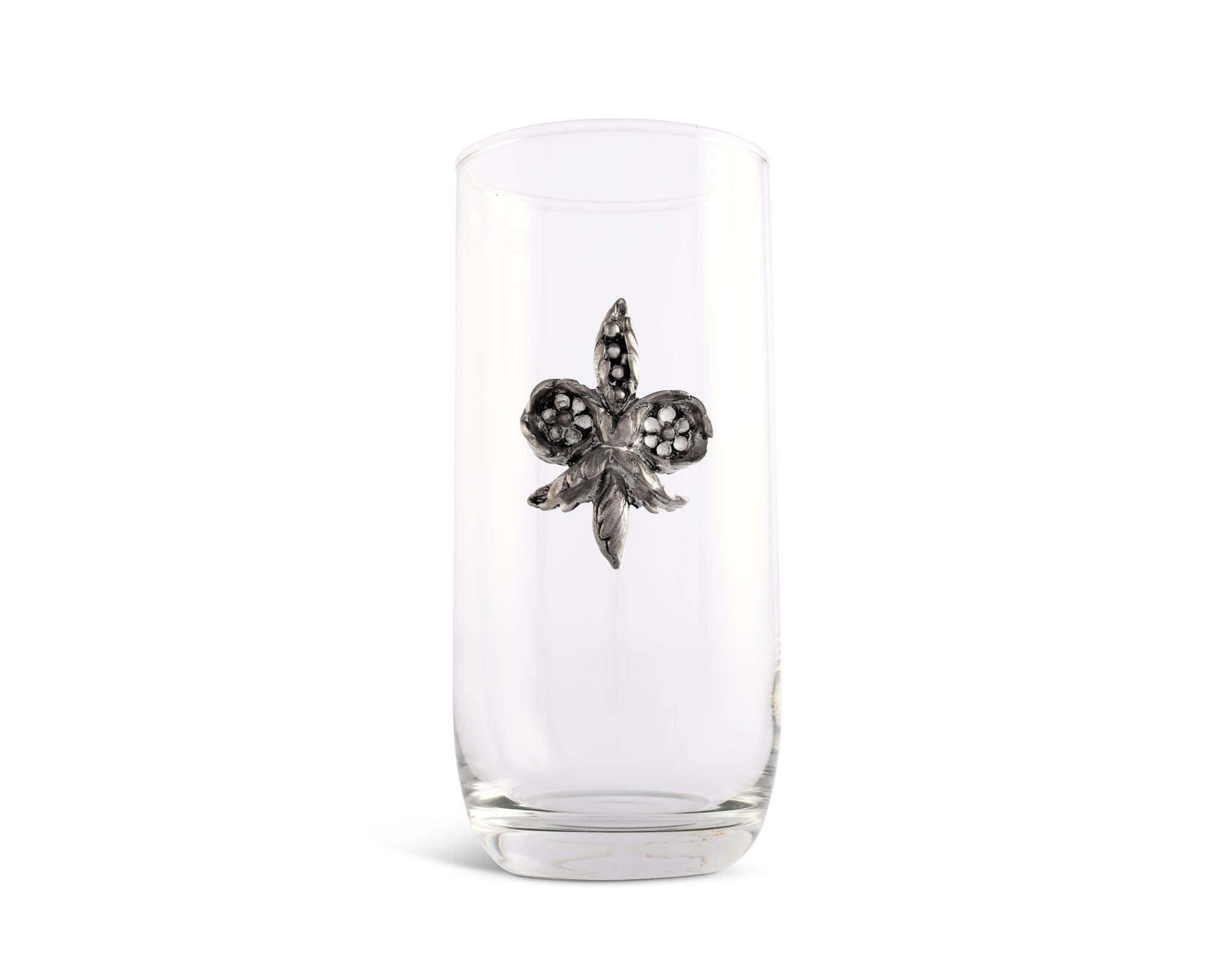 Vagabond House Serveware Vagabond House Fleur De Lis Ice Tea Glass