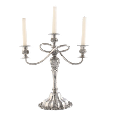 Vagabond House Serveware Vagabond House Flore Spring Pewter Candlestick