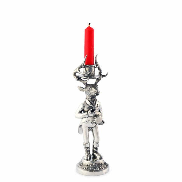 Vagabond House Giftware Vagabond House Gentleman Elk Short Candlestick