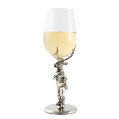 Vagabond House Serveware Vagabond House Gentleman Elk Wine Glass