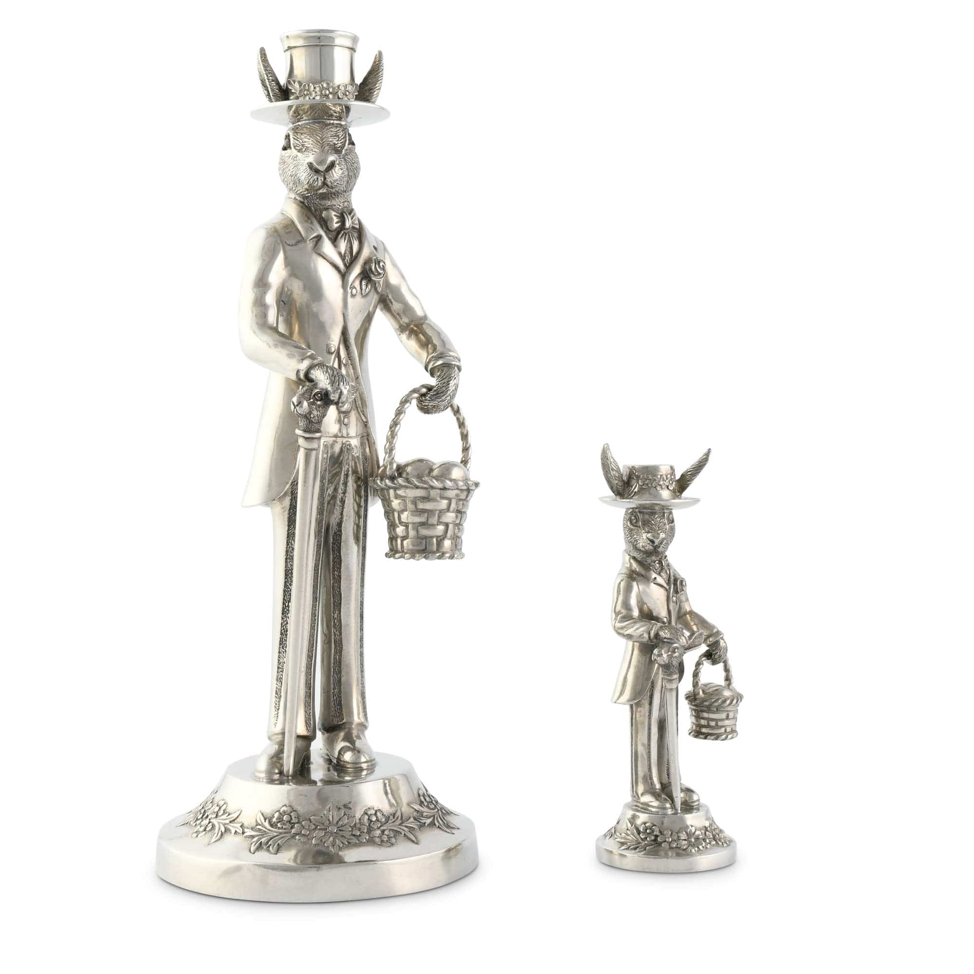 Vagabond House Giftware Vagabond House Gentleman Hare Short Candlestick