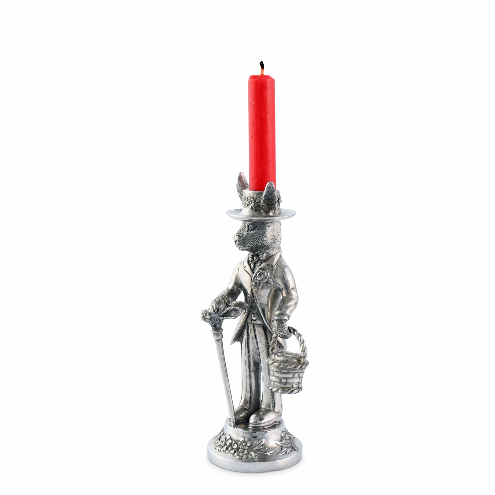 Vagabond House Giftware Vagabond House Gentleman Hare Short Candlestick