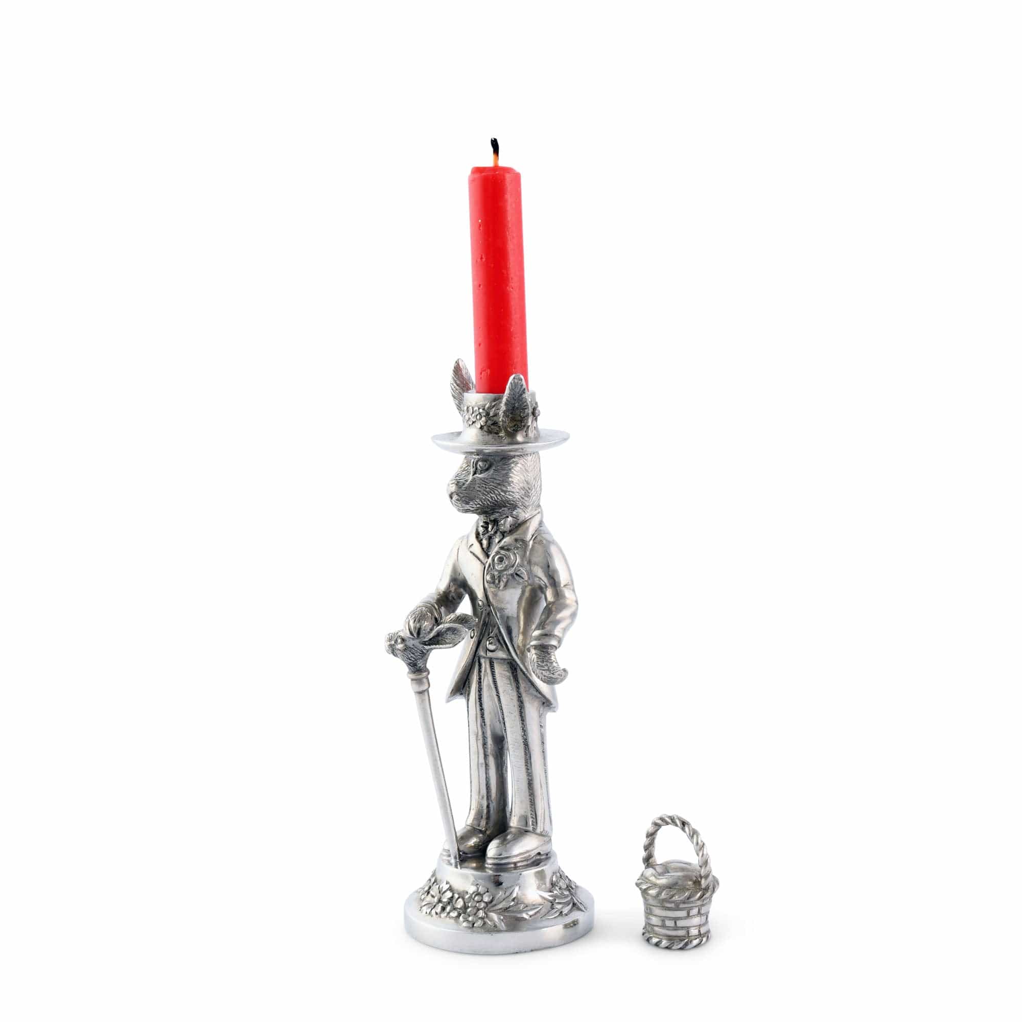 Vagabond House Giftware Vagabond House Gentleman Hare Short Candlestick