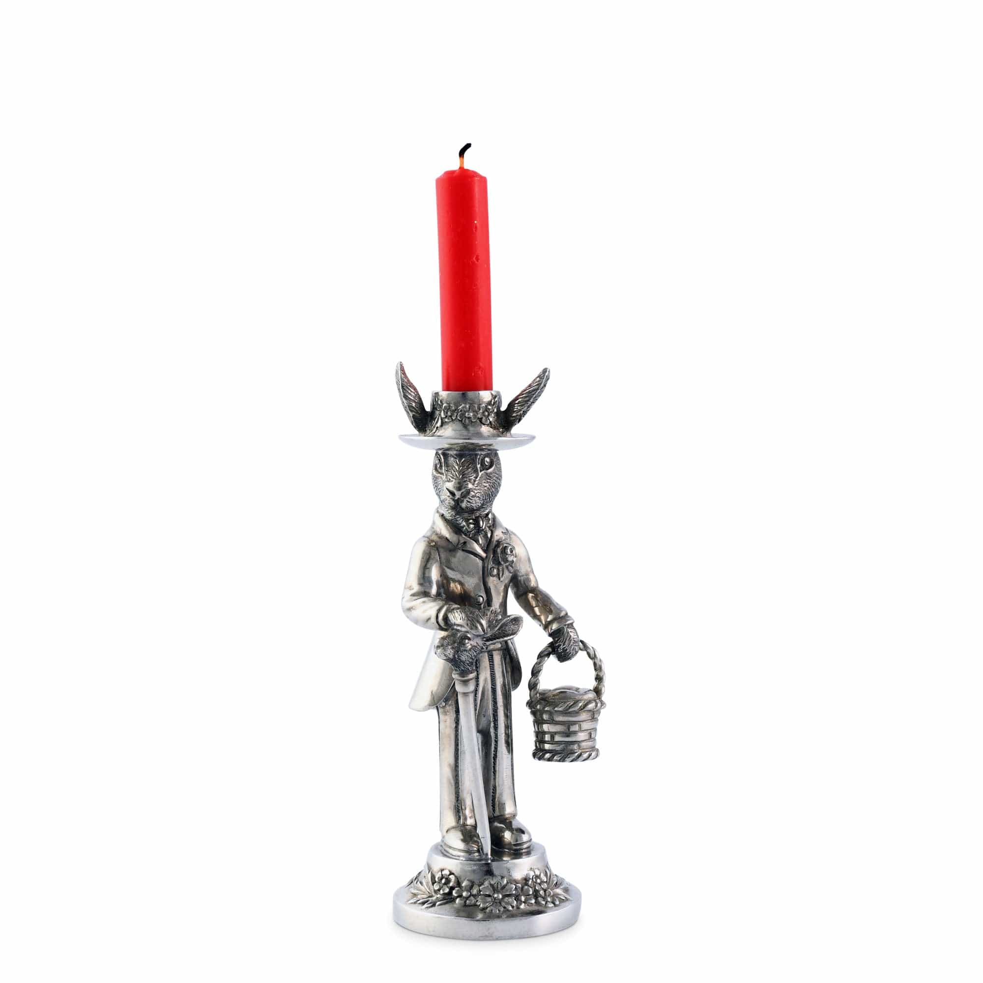 Vagabond House Giftware Vagabond House Gentleman Hare Short Candlestick