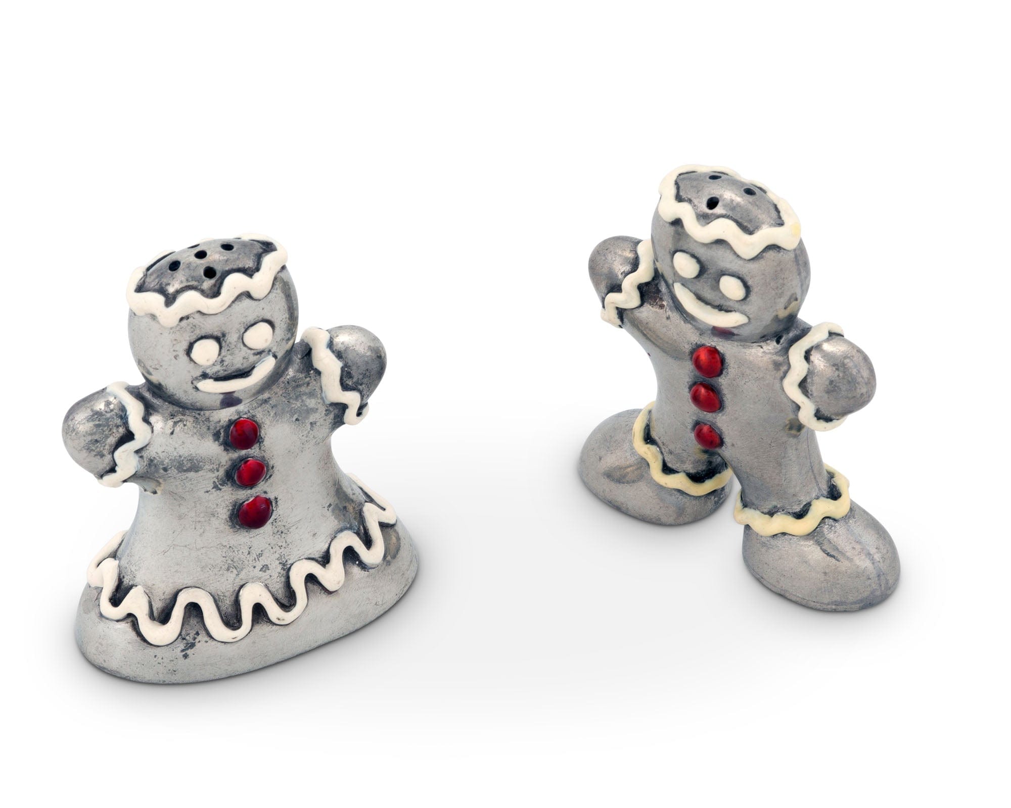 Vagabond House Serveware Vagabond House Gingerbread Couple Salt & Pepper Set