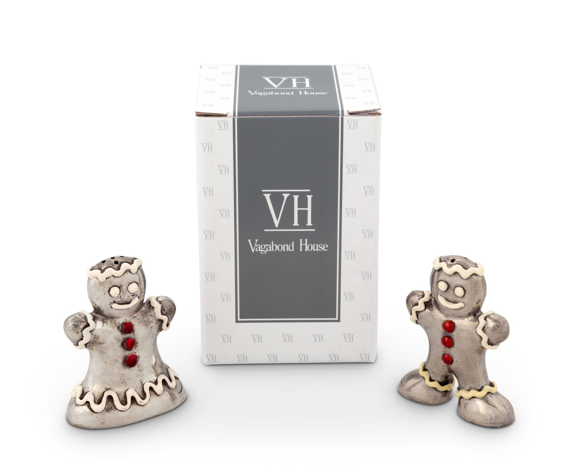 Vagabond House Serveware Vagabond House Gingerbread Couple Salt & Pepper Set