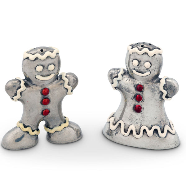 Vagabond House Serveware Vagabond House Gingerbread Couple Salt & Pepper Set