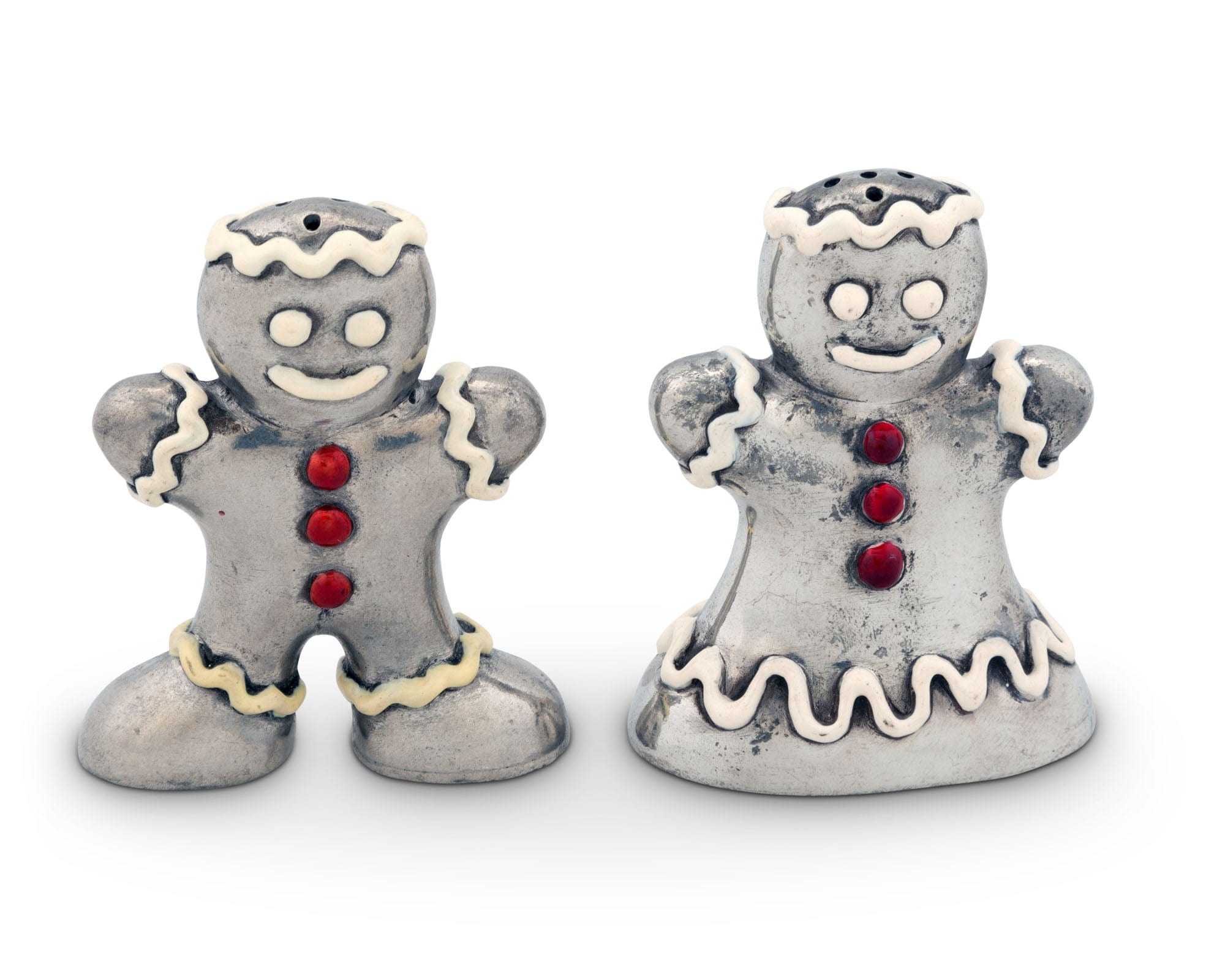 Vagabond House Serveware Vagabond House Gingerbread Couple Salt & Pepper Set