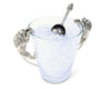Vagabond House Serveware Vagabond House Glass Ice Bucket Lion Handles