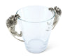 Vagabond House Serveware Vagabond House Glass Ice Bucket Lion Handles