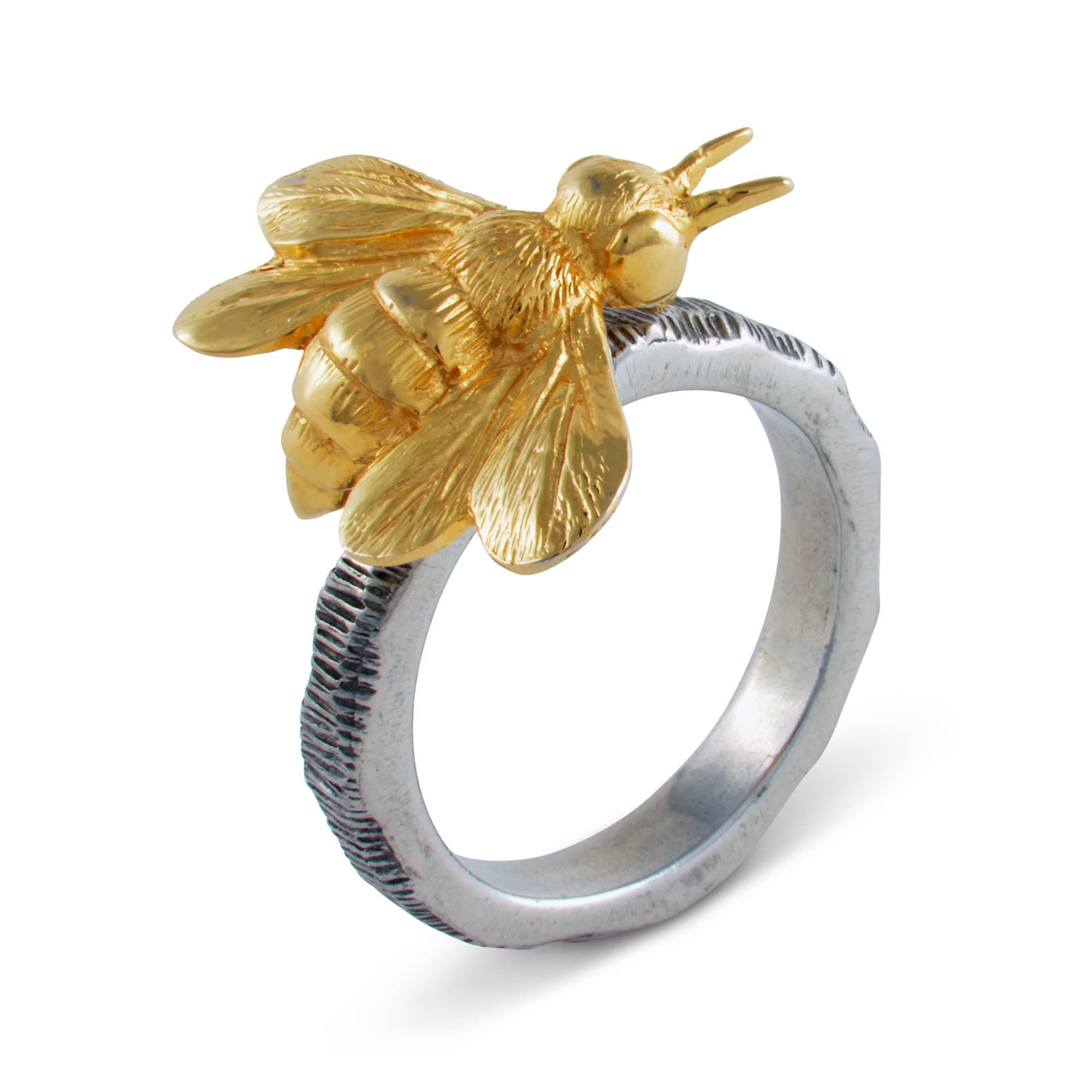 Vagabond House Serveware Vagabond House Gold Bee Napkin Ring