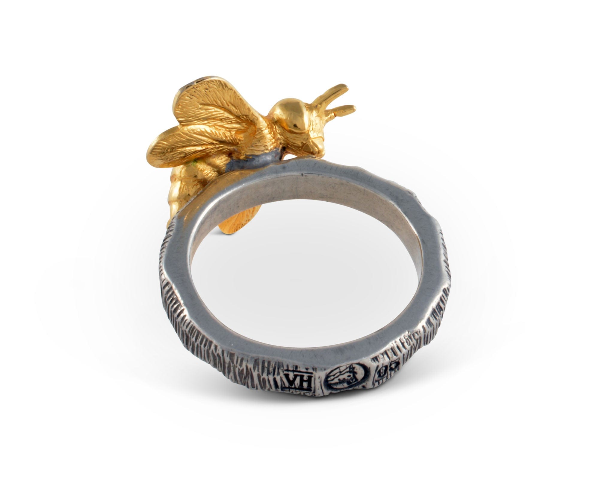 Vagabond House Serveware Vagabond House Gold Bee Napkin Ring