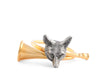 Vagabond House Serveware Vagabond House Golden Hunt Horn Napkin Ring