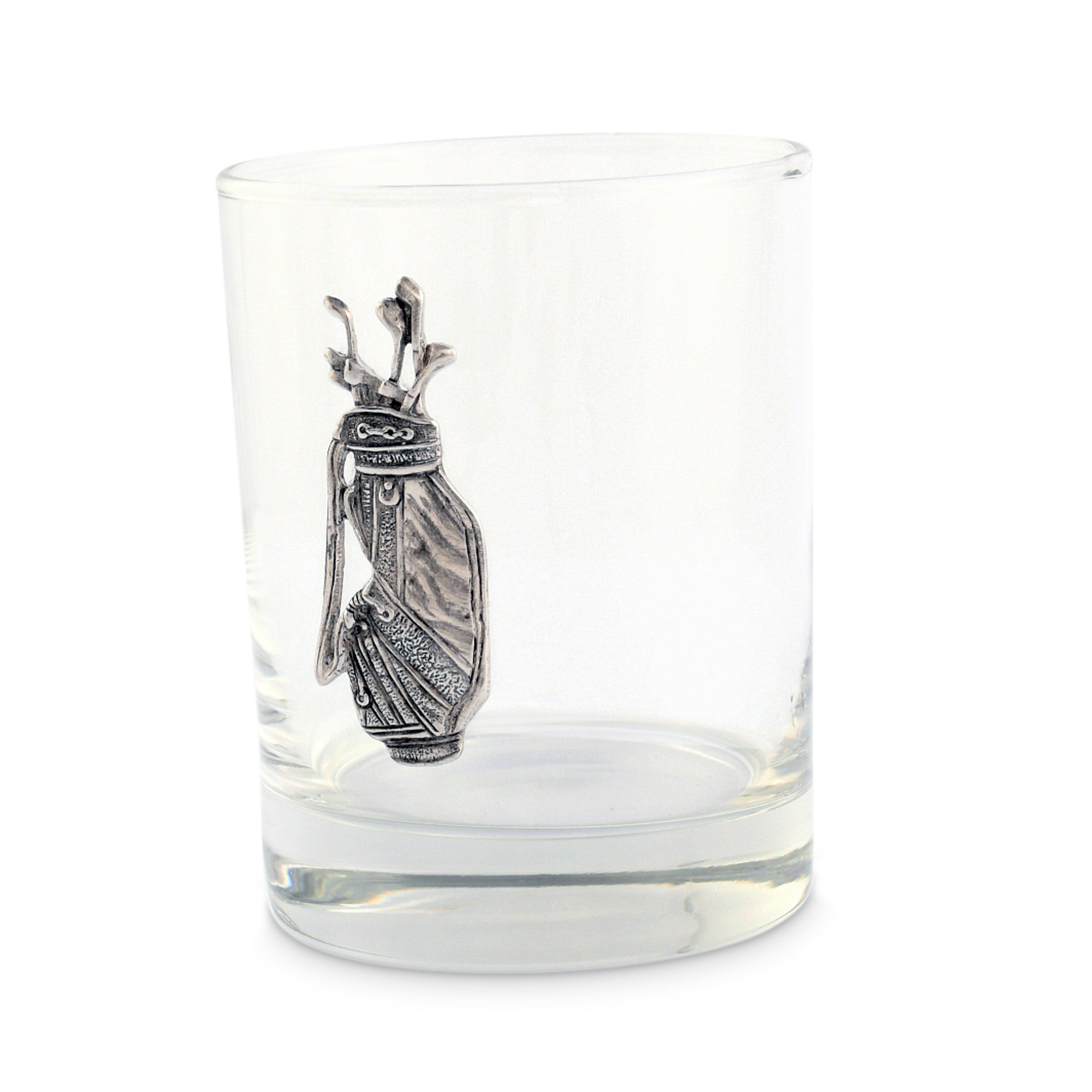 Vagabond House Serveware Vagabond House Golf Bag Double Old Fashioned Glass