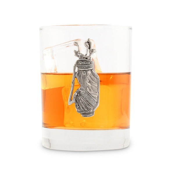 Vagabond House Serveware Vagabond House Golf Bag Double Old Fashioned Glass