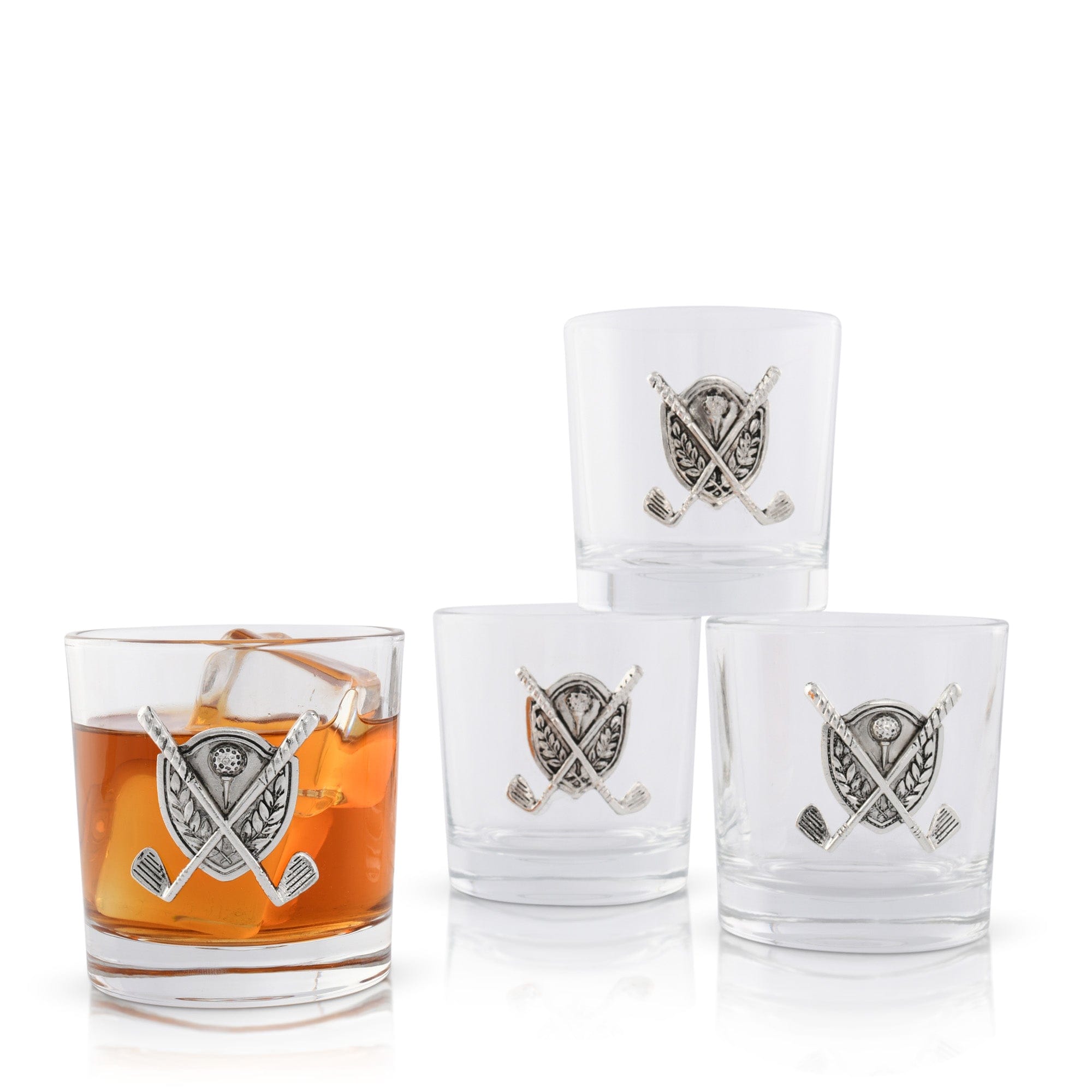 Vagabond House Serveware Vagabond House Golf Bar Glasses Set of 4