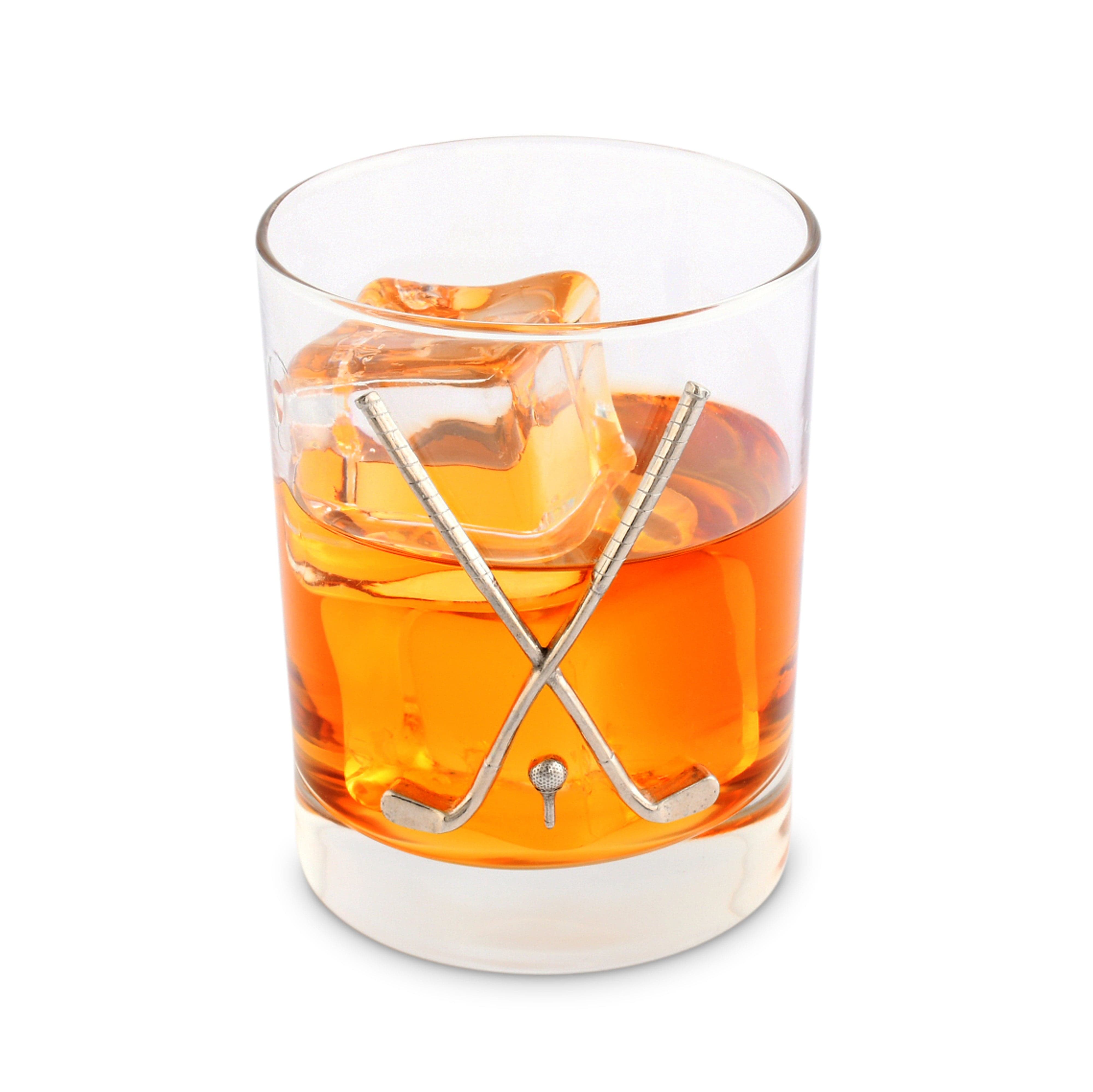 Vagabond House Serveware Vagabond House Golf Club Double Old Fashioned Glass