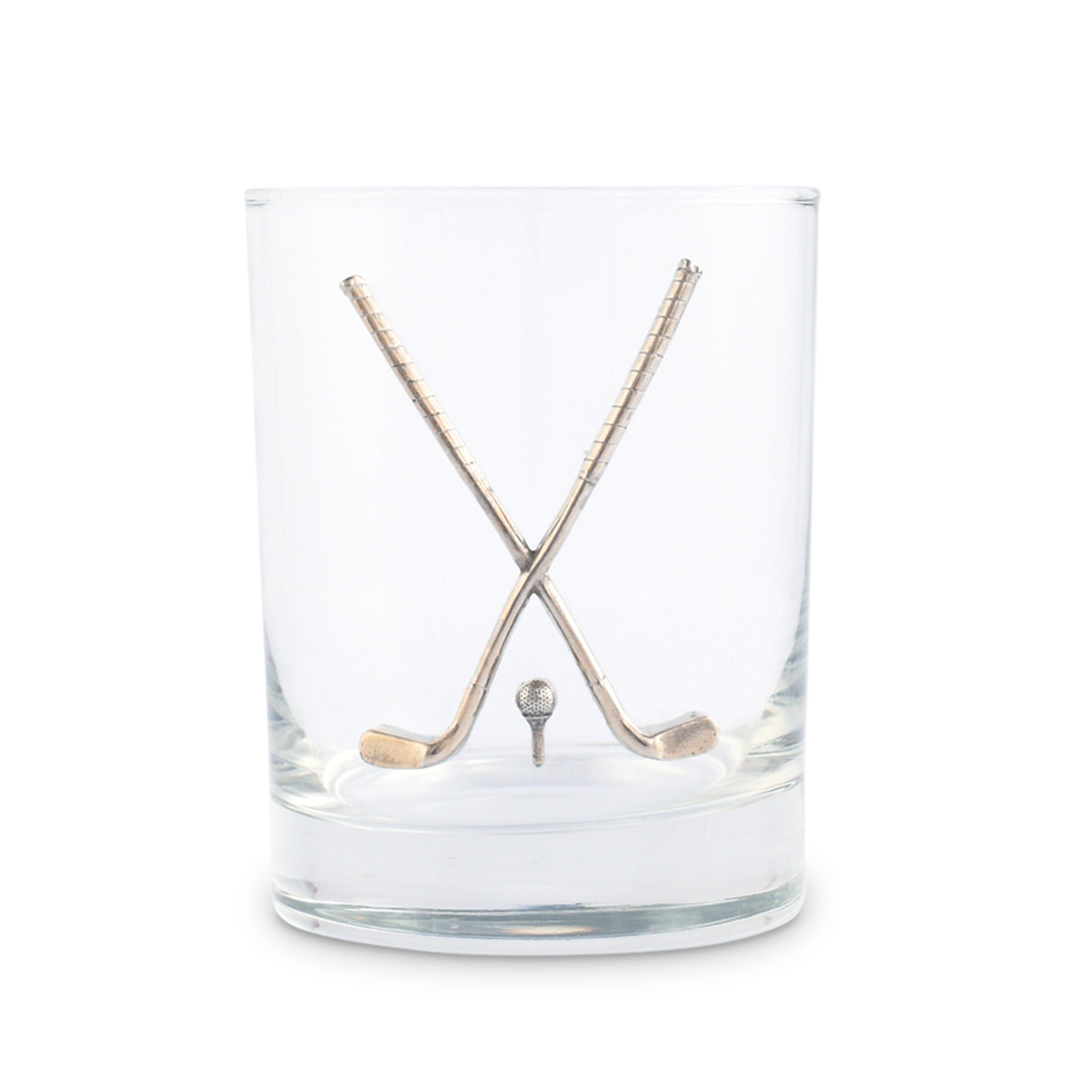 Vagabond House Serveware Vagabond House Golf Club Double Old Fashioned Glass