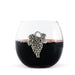 Vagabond House Serveware Vagabond House Grape Stemless Wine Glass