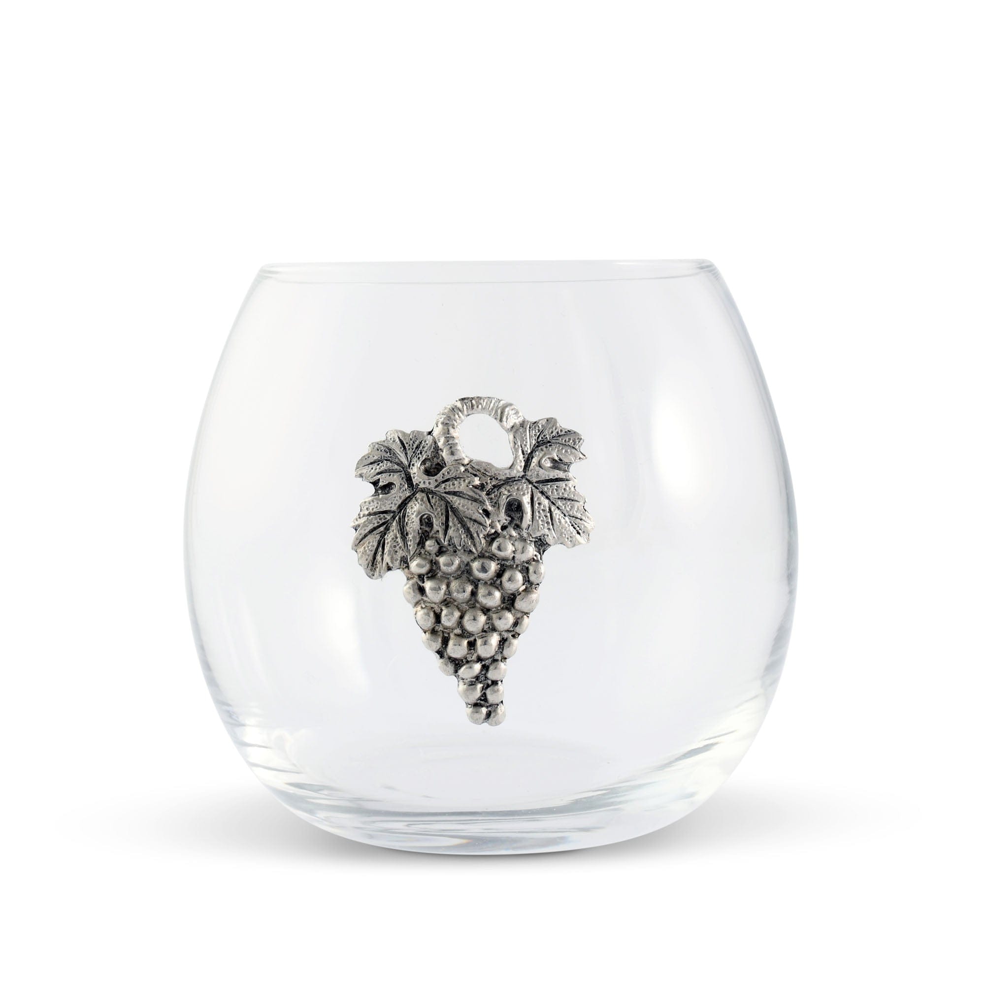 Vagabond House Serveware Vagabond House Grape Stemless Wine Glass