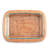 Vagabond House Serveware Vagabond House Hand Woven Rattan 3qt Rectangular Casserole Holder
