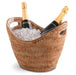 Vagabond House Serveware Vagabond House Hand Woven Wicker Rattan Champagne / Ice Tub