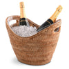 Vagabond House Serveware Vagabond House Hand Woven Wicker Rattan Champagne / Ice Tub