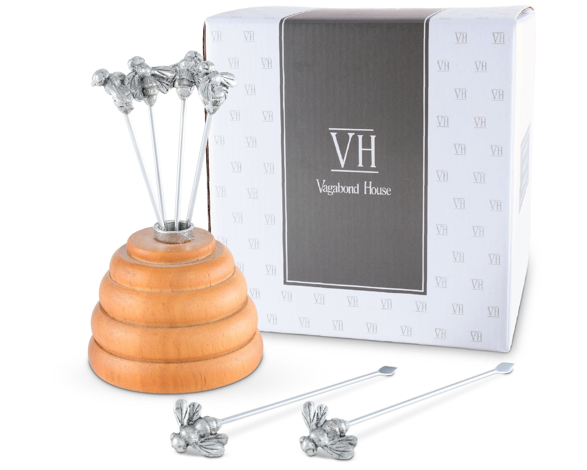 Vagabond House Serveware Vagabond House Hive of Bees Cheese Pick Set