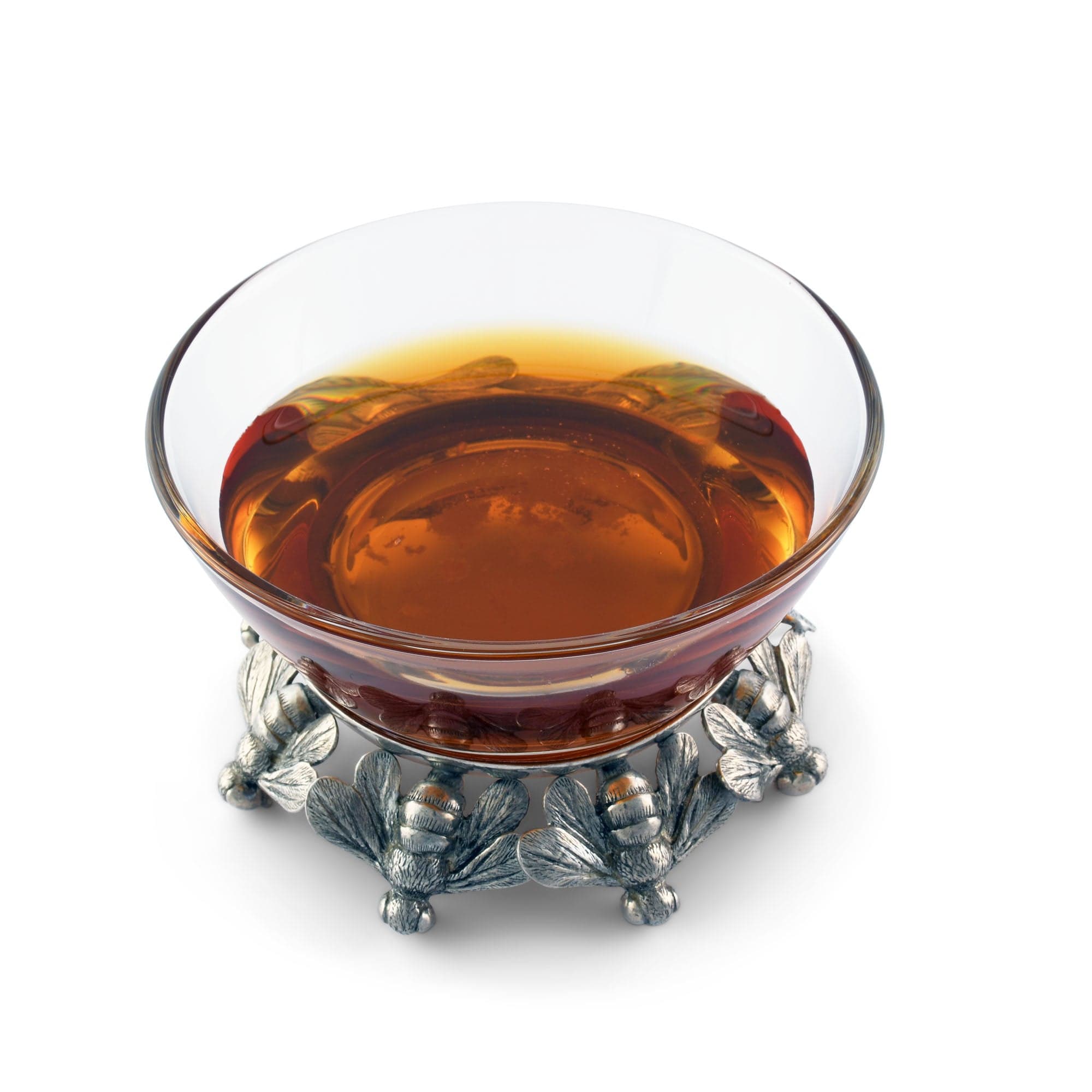 Vagabond House Serveware Vagabond House Honeybee Glass Bowl