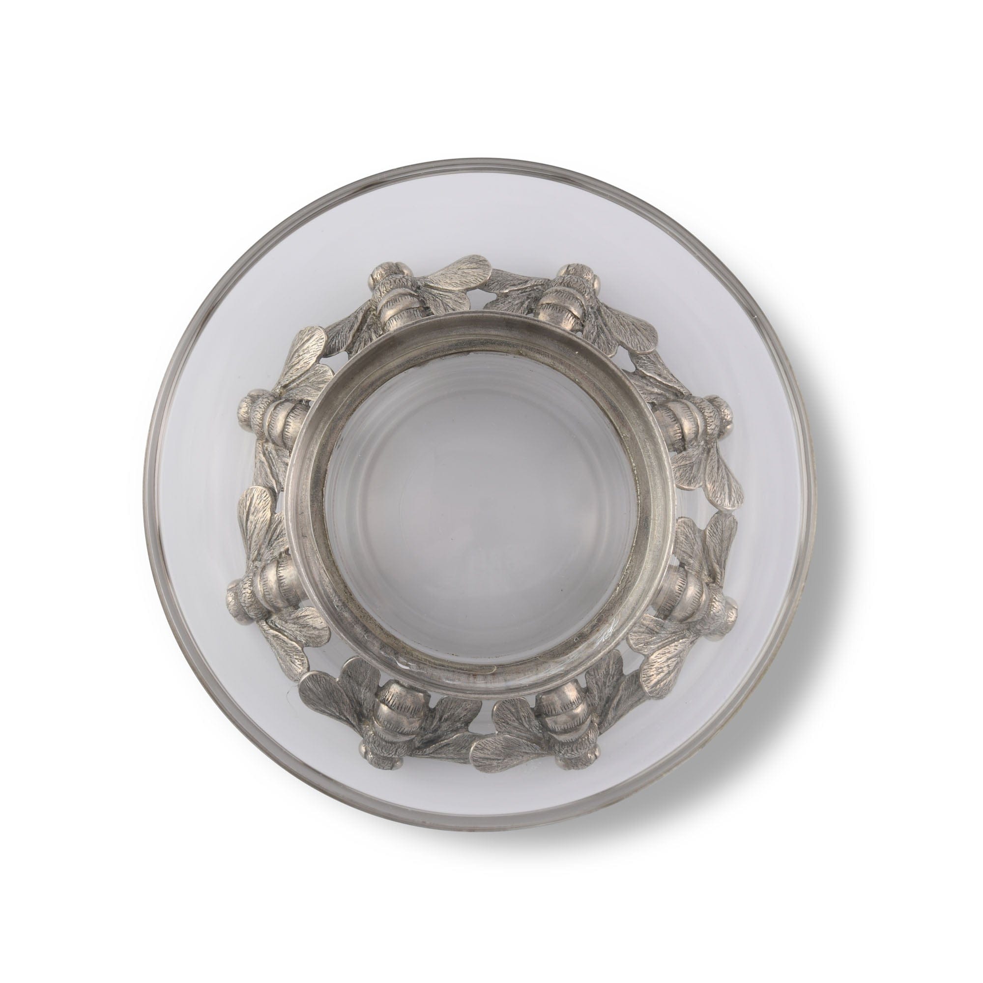 Vagabond House Serveware Vagabond House Honeybee Glass Bowl