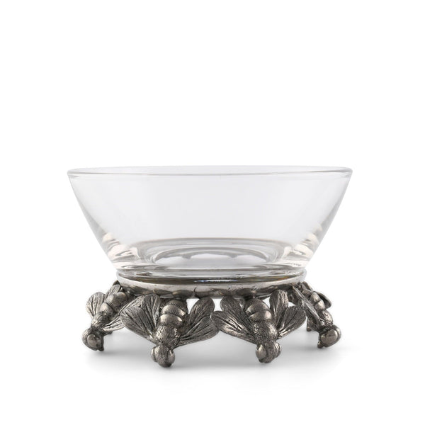 Vagabond House Serveware Vagabond House Honeybee Glass Bowl