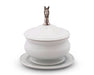 Vagabond House Serveware Vagabond House Horse Head Porcelain Lidded Bowl