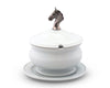 Vagabond House Serveware Vagabond House Horse Head Porcelain Lidded Bowl