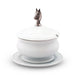 Vagabond House Serveware Vagabond House Horse Head Porcelain Lidded Bowl