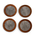 Vagabond House Serveware Vagabond House Hunting Dog Wood Drinking Glass Coasters - Set of 4