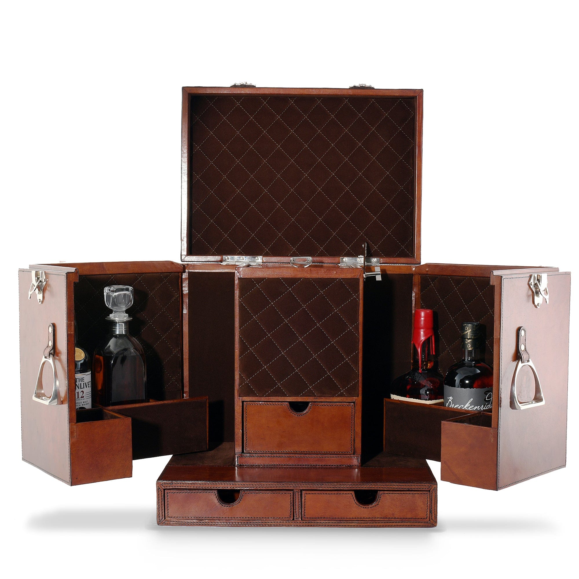 Vagabond House Serveware Vagabond House Leather Stirrup Handle  Bar Case