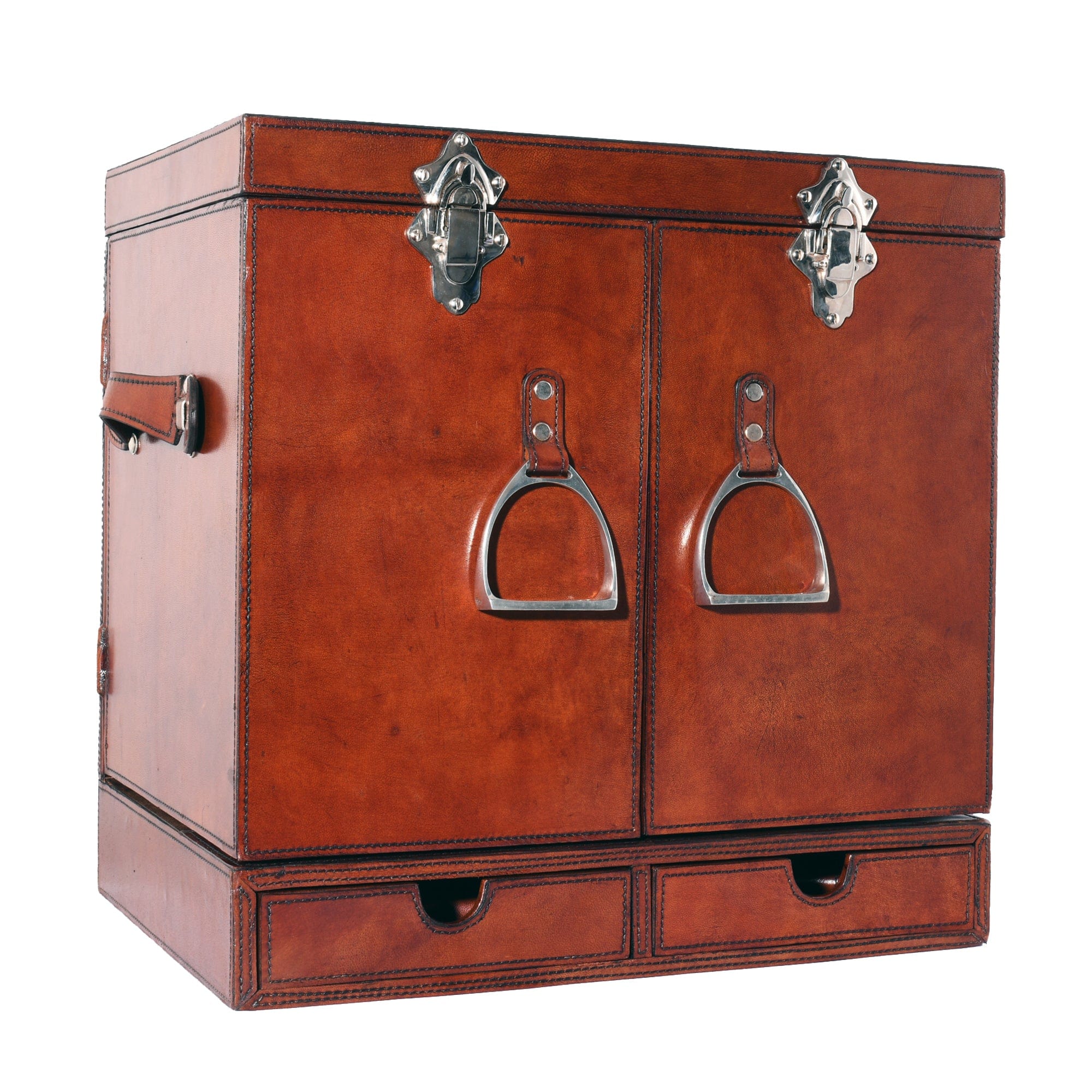 Vagabond House Serveware Vagabond House Leather Stirrup Handle  Bar Case