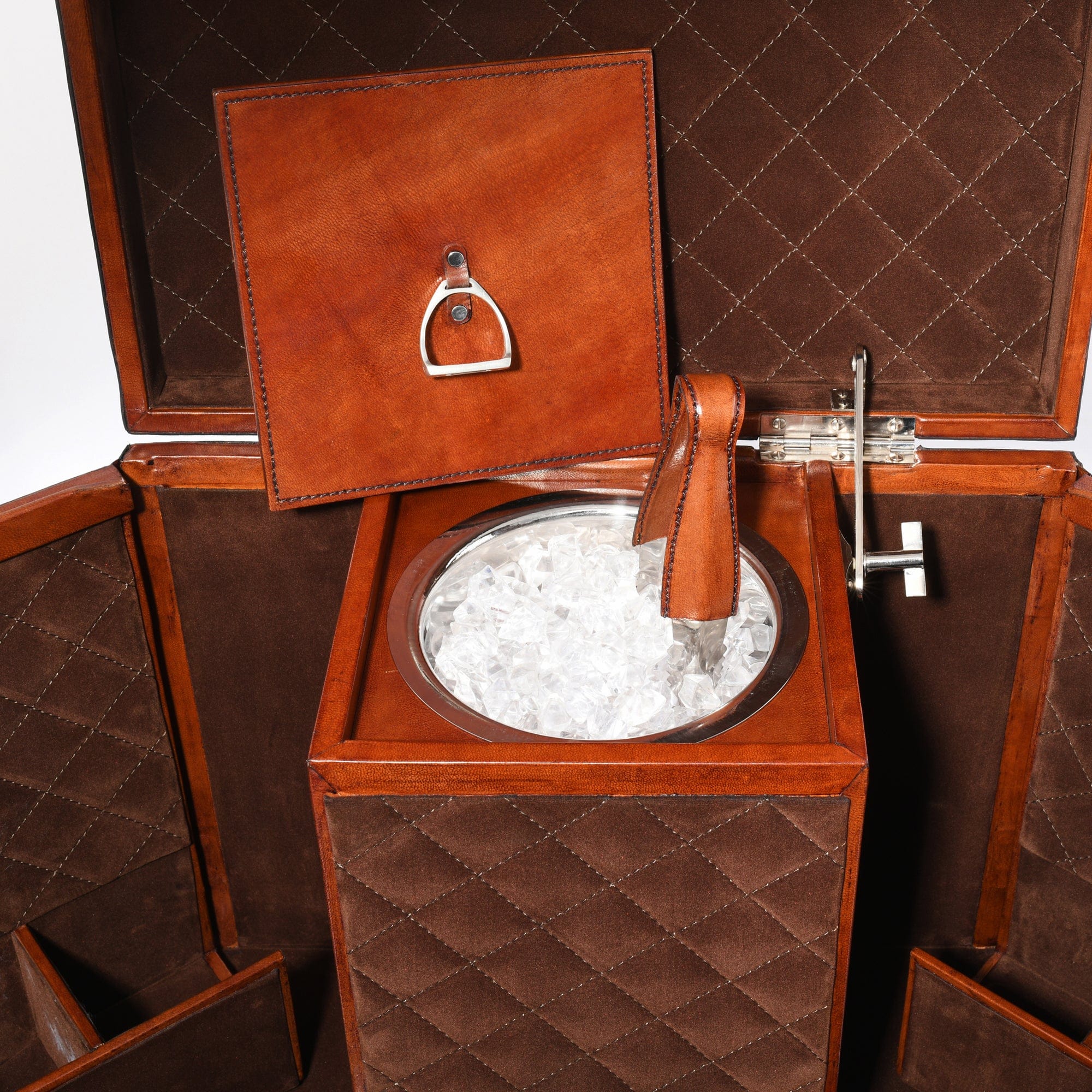 Vagabond House Serveware Vagabond House Leather Stirrup Handle  Bar Case