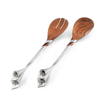 Vagabond House Serveware Vagabond House Lily Salad Servers
