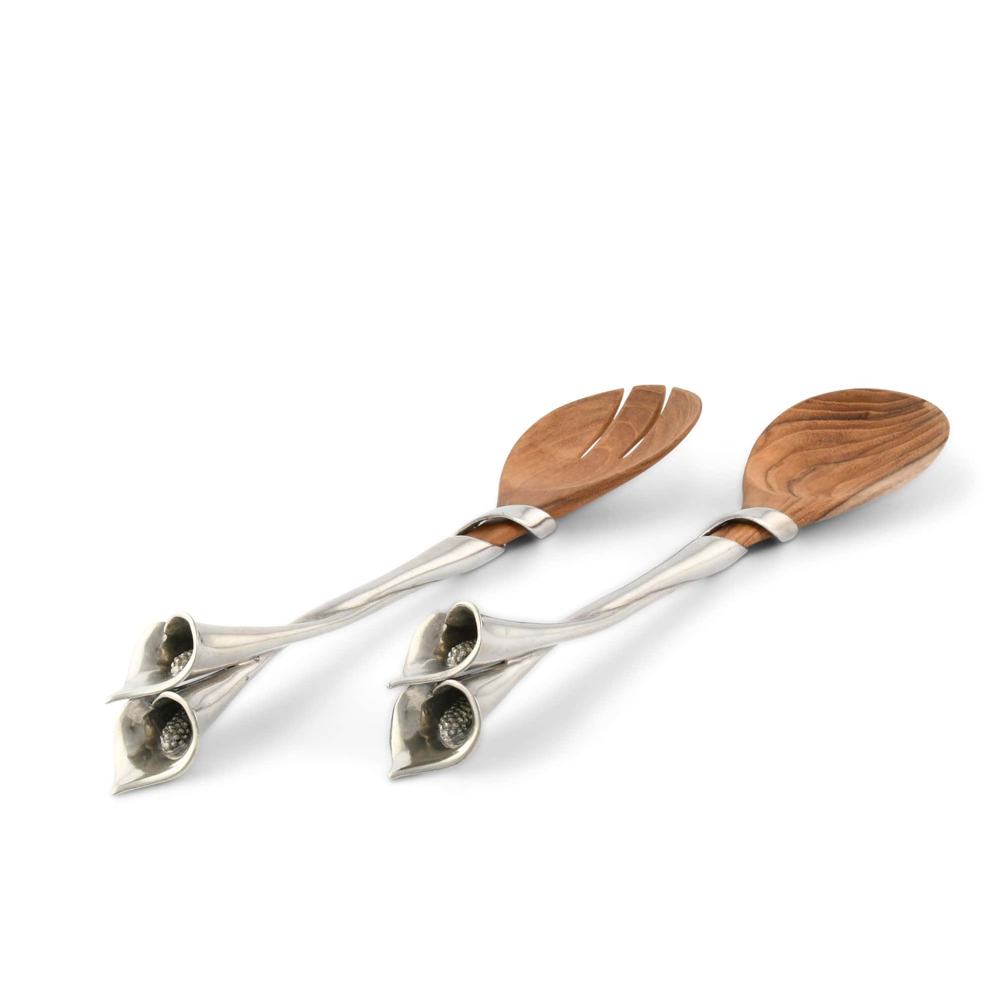 Vagabond House Serveware Vagabond House Lily Salad Servers