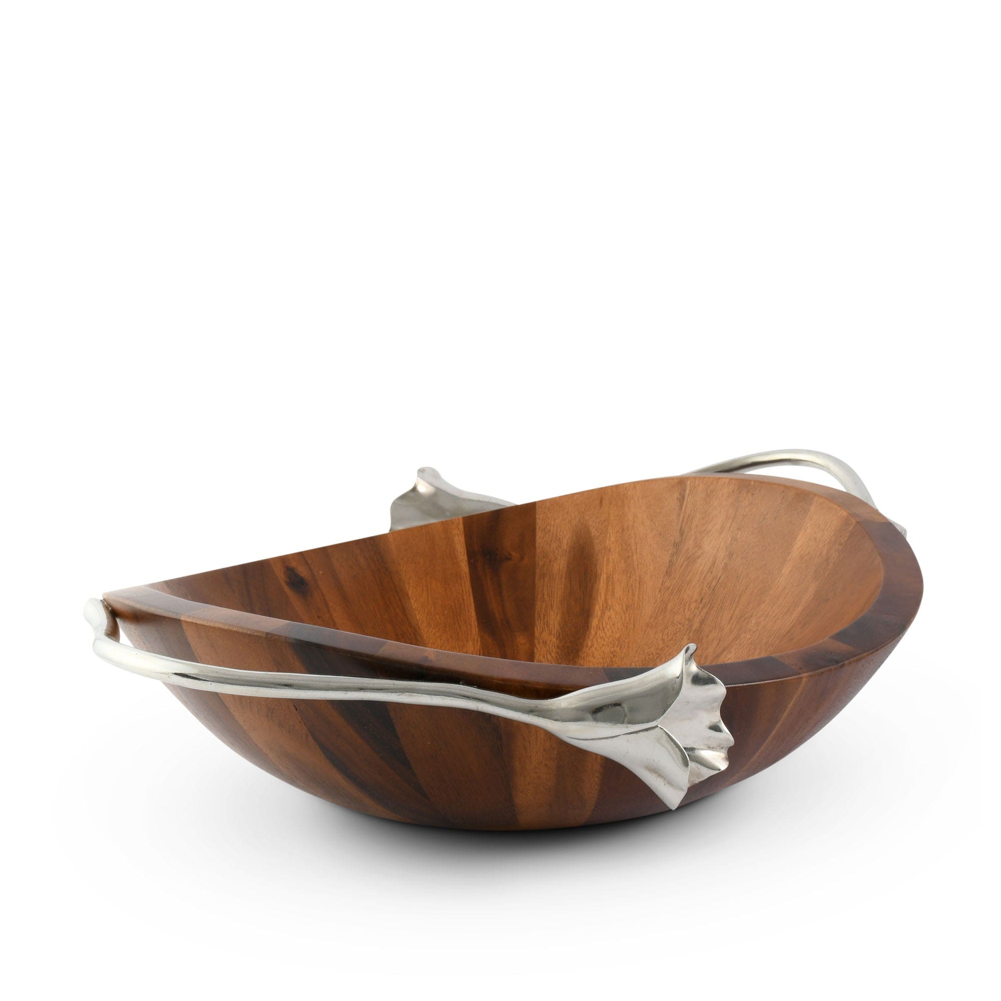 Vagabond House Serveware Vagabond House Lily Wood Salad Bowl