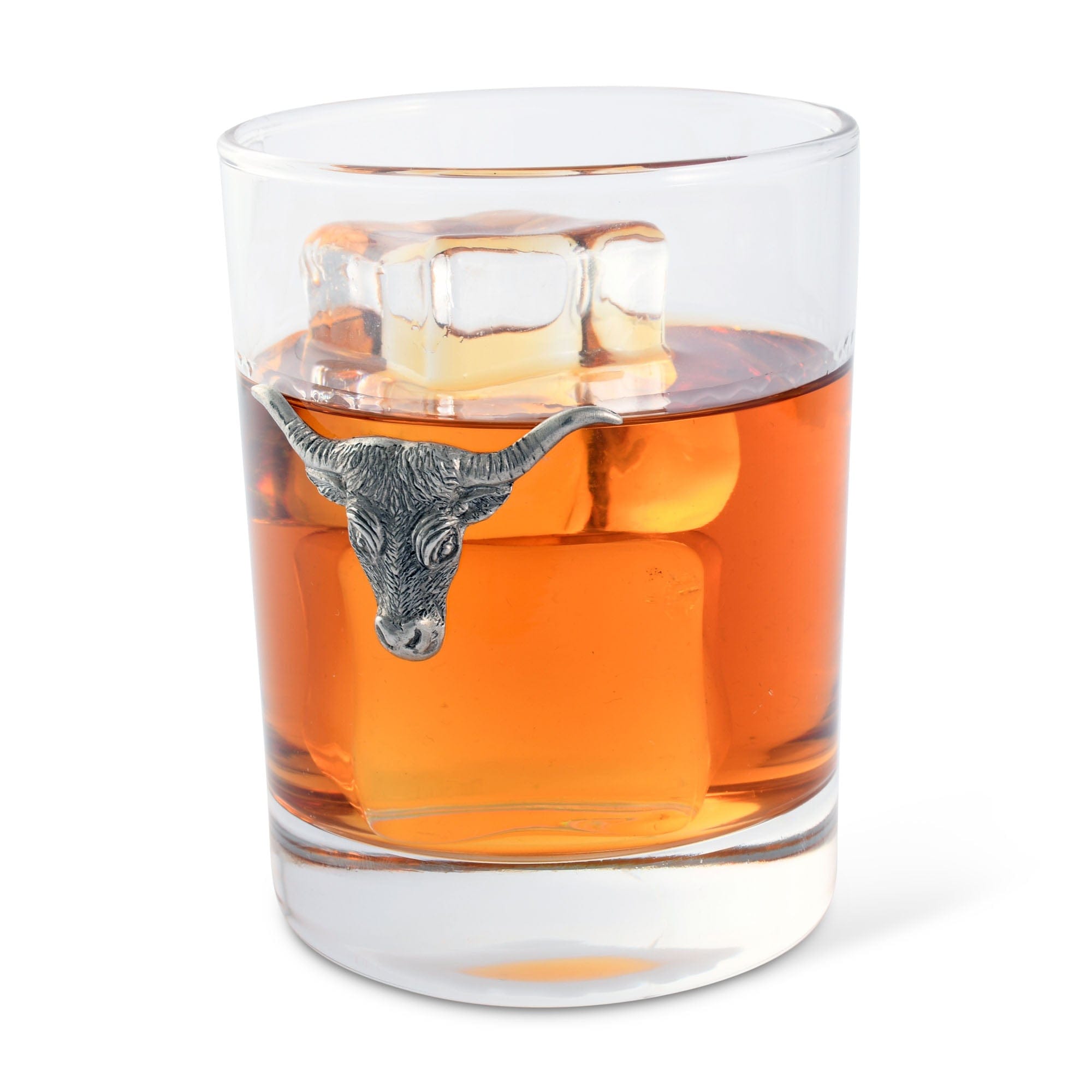 Vagabond House Serveware Vagabond House Long Horn Double Old Fashion Bar Glass