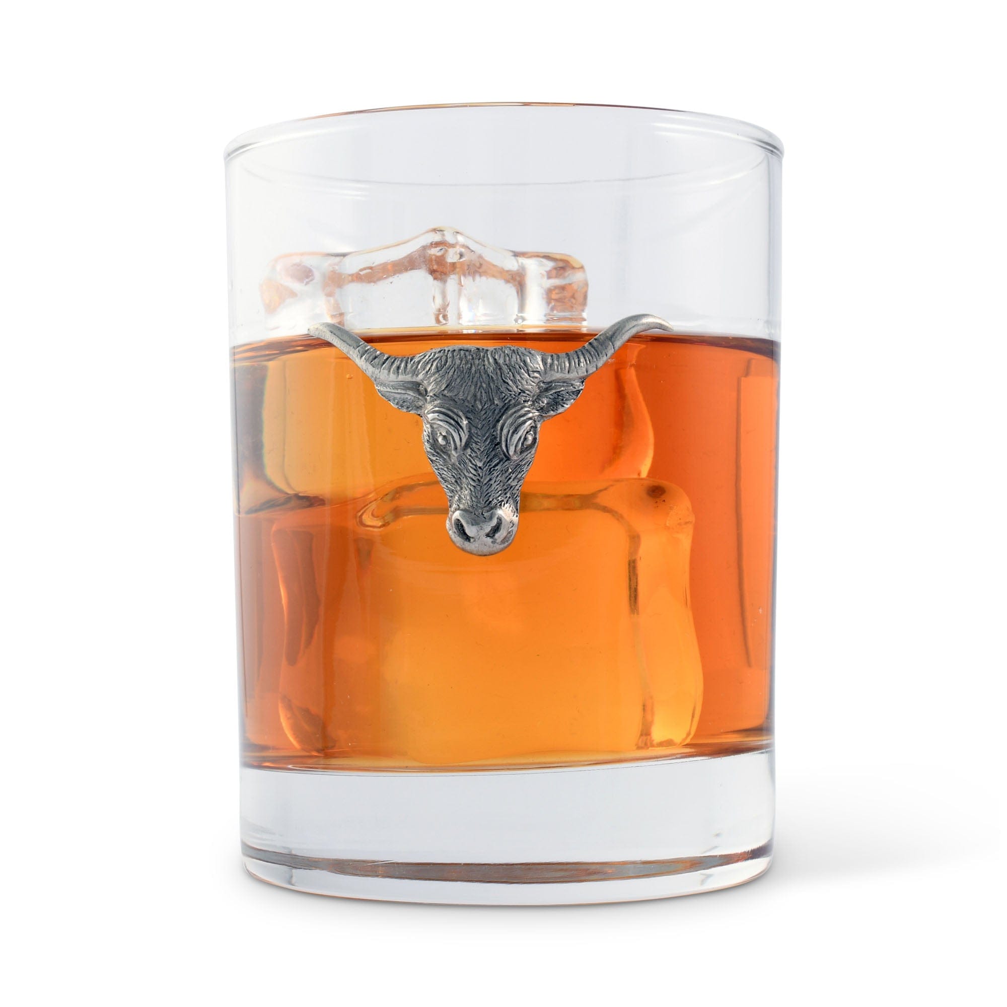 Vagabond House Serveware Vagabond House Long Horn Double Old Fashion Bar Glass