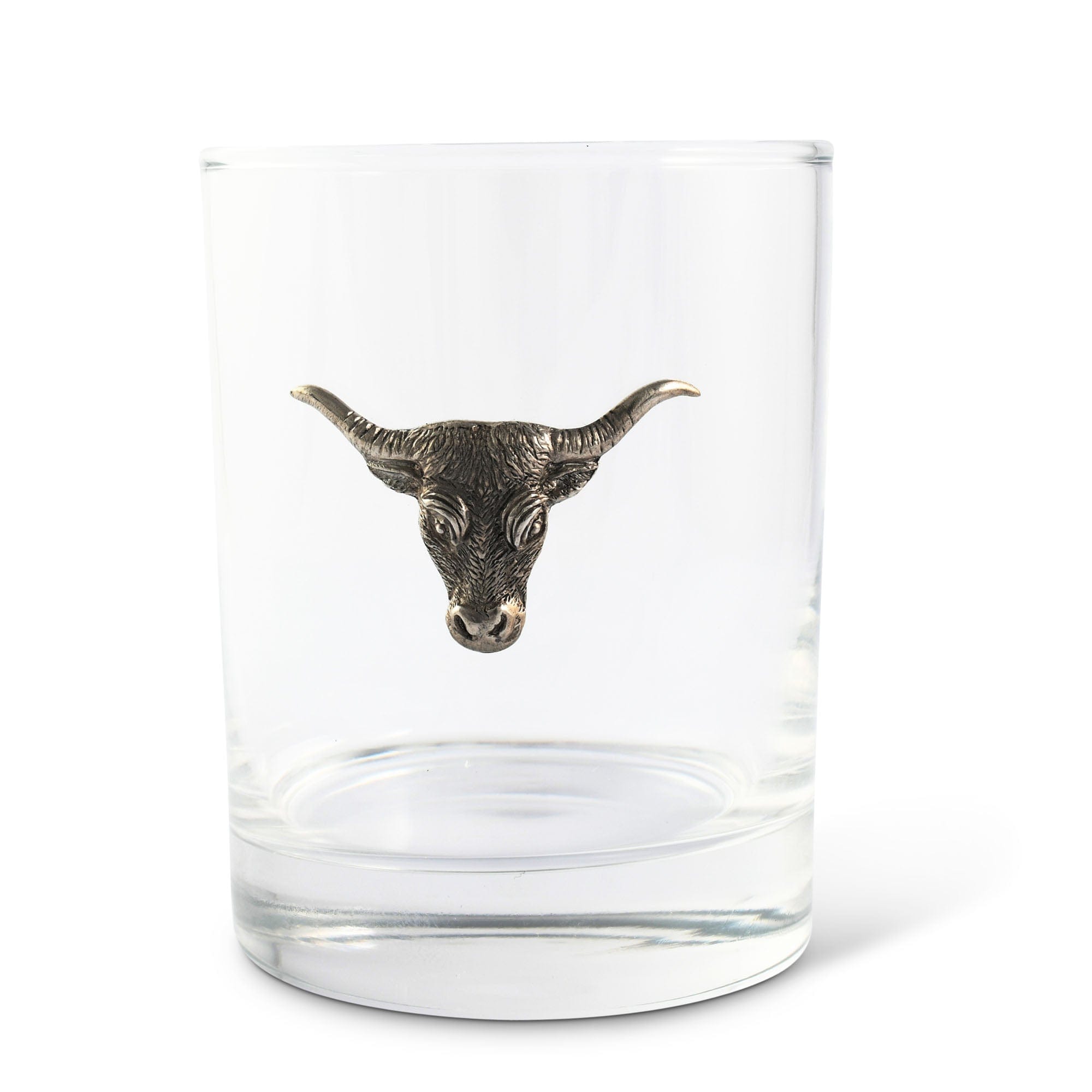 Vagabond House Serveware Vagabond House Long Horn Double Old Fashion Bar Glass