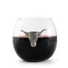 Vagabond House Serveware Vagabond House Longhorn Stemless Wine Glass