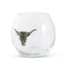 Vagabond House Serveware Vagabond House Longhorn Stemless Wine Glass